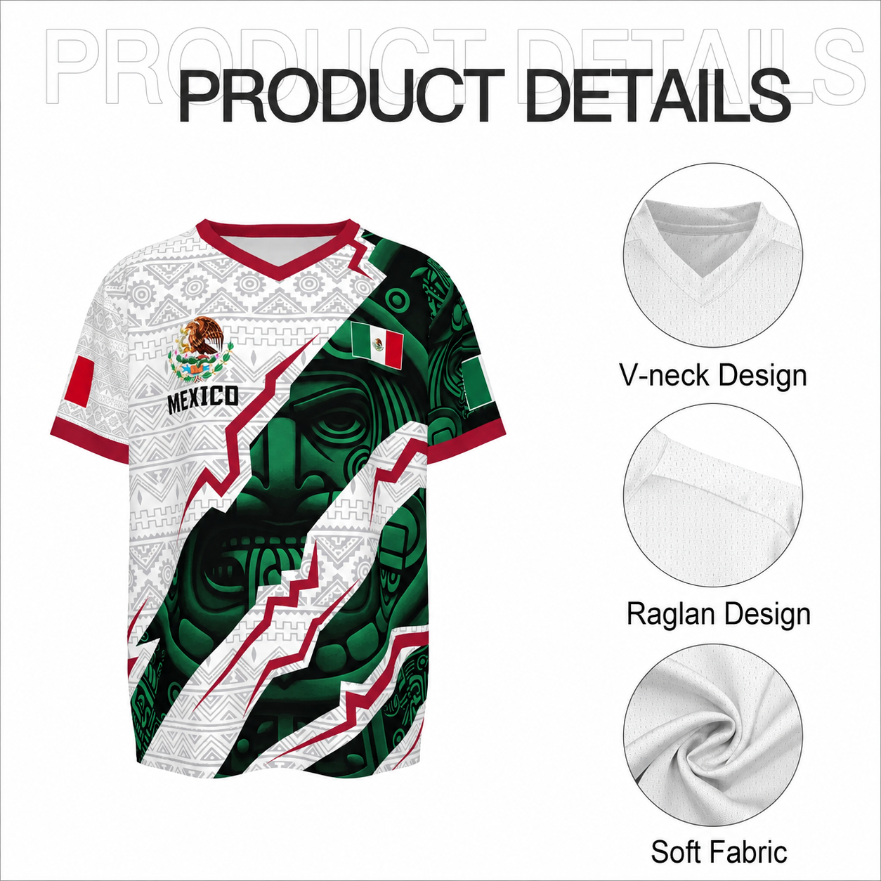 Mexico 2026 Aztec Spirit Soccer Jersey