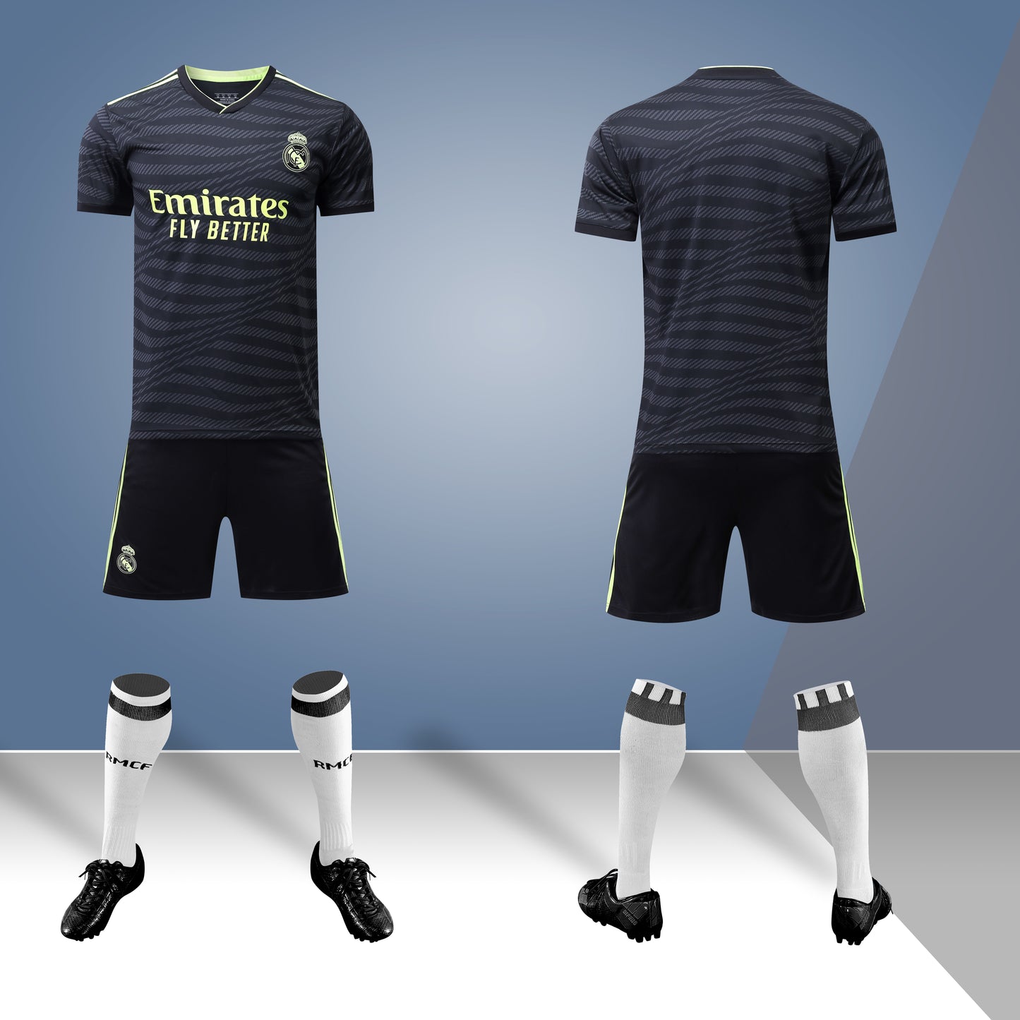 2022-23 Real Madrid Away Black Jersey