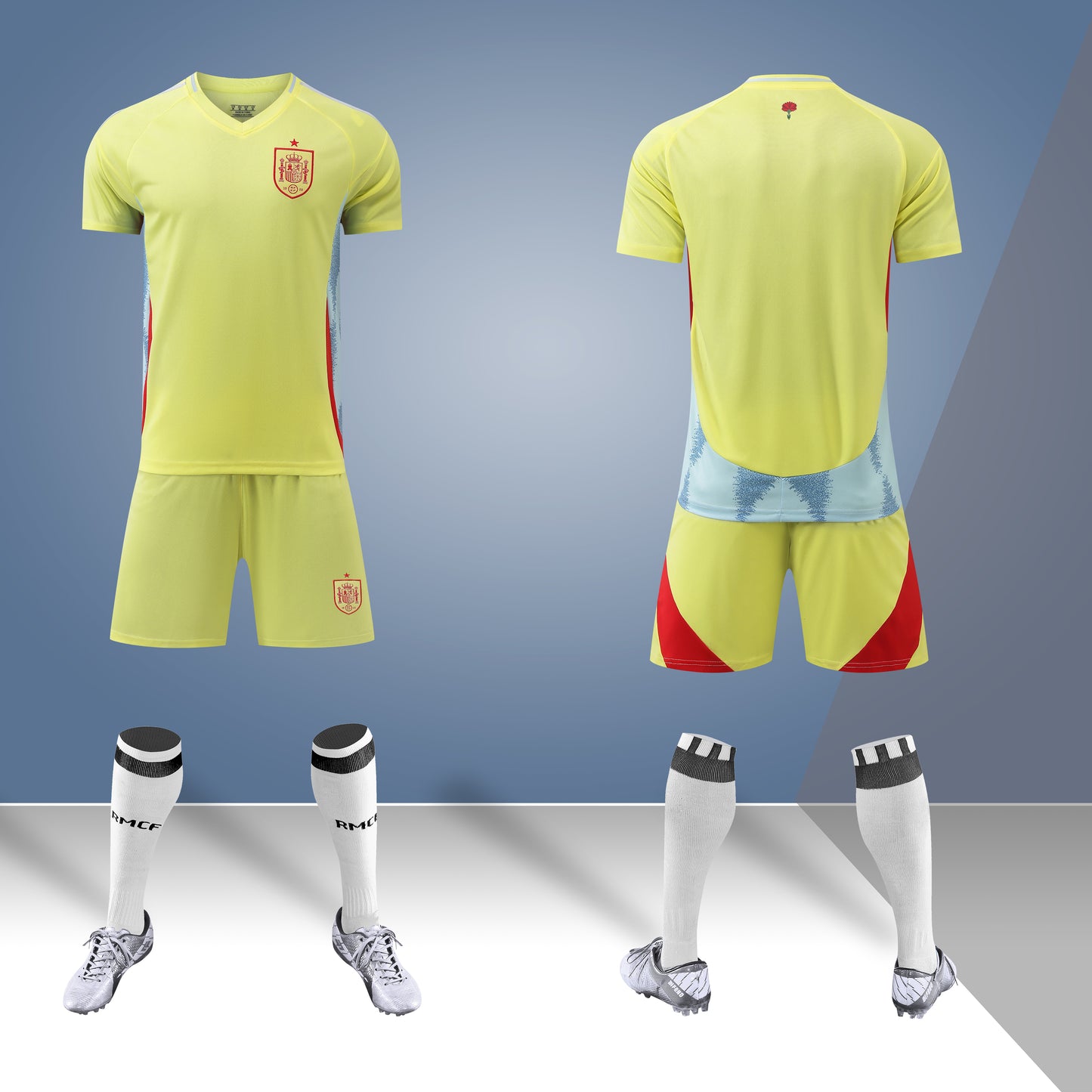 2024-25 Spain Away Jersey - Light Yellow