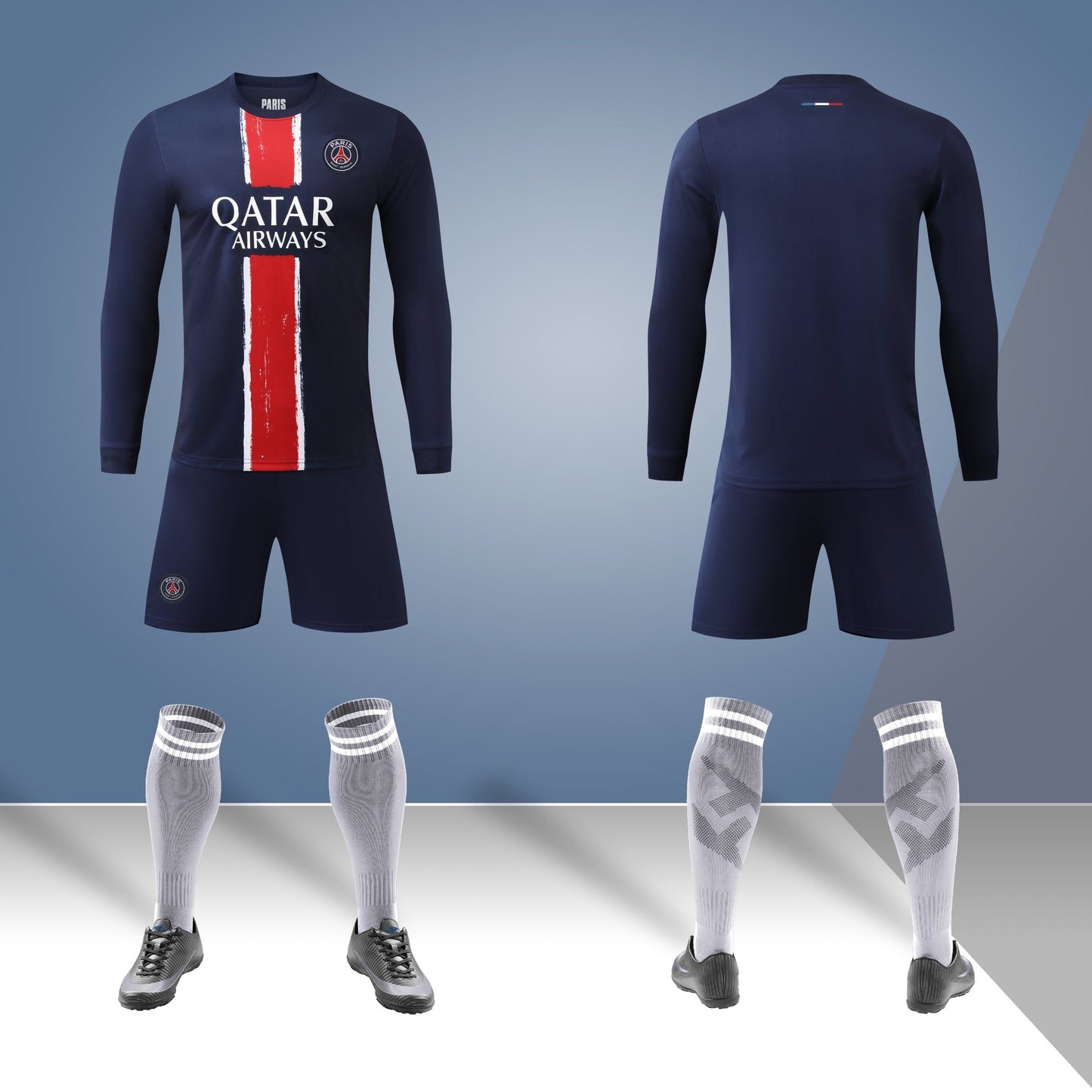 2024-25 Paris Saint-Germain Home Long Sleeve Jersey