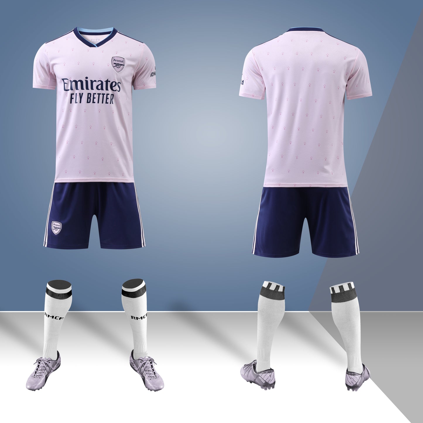22-23 Arsenal Away Pink Jersey