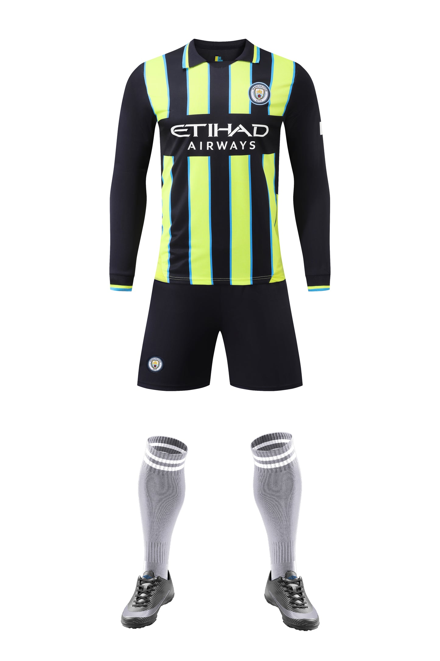 Manchester City 24-25 Long Sleeve Away Jersey