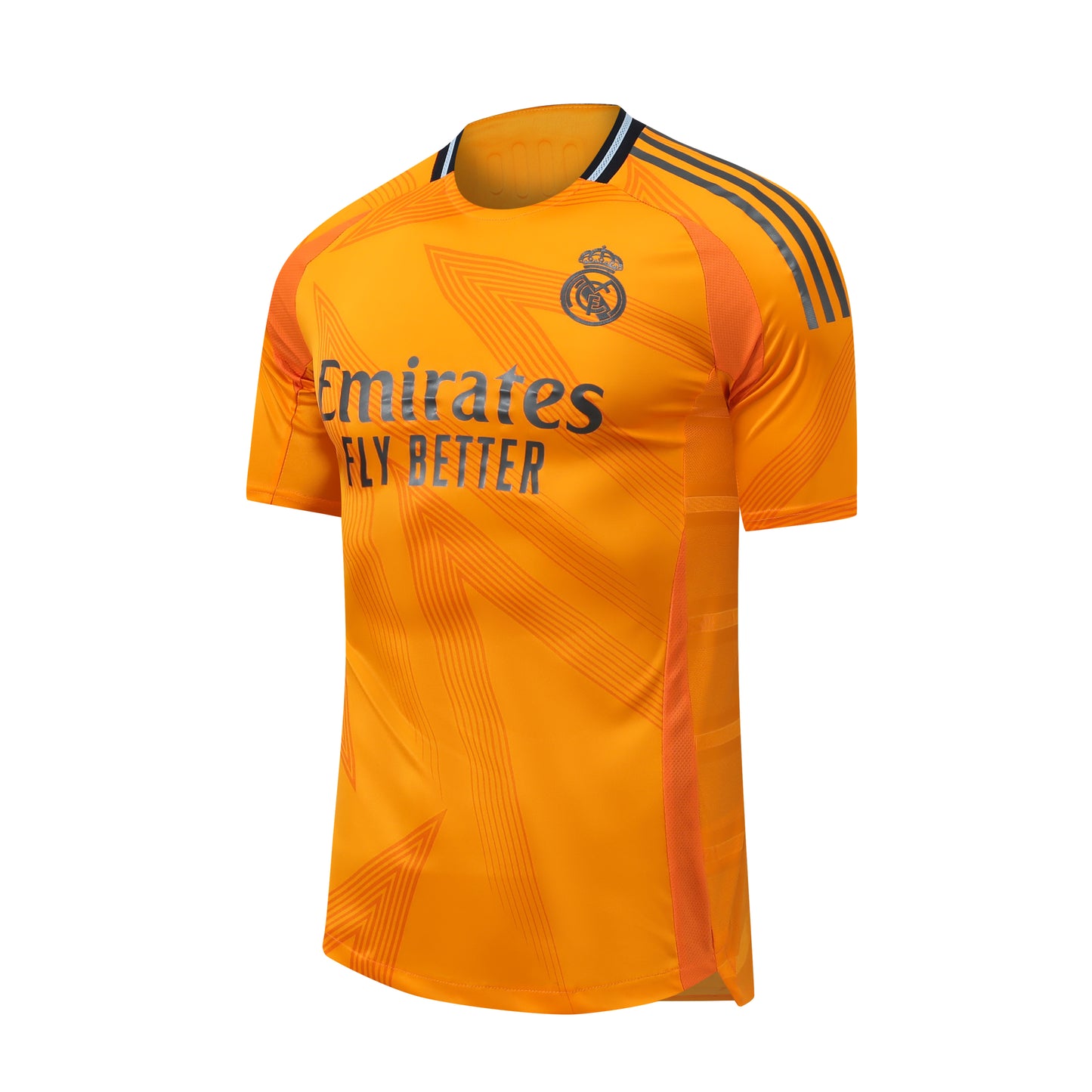 Real Madrid 24-25 Authentic Away Jersey, Orange