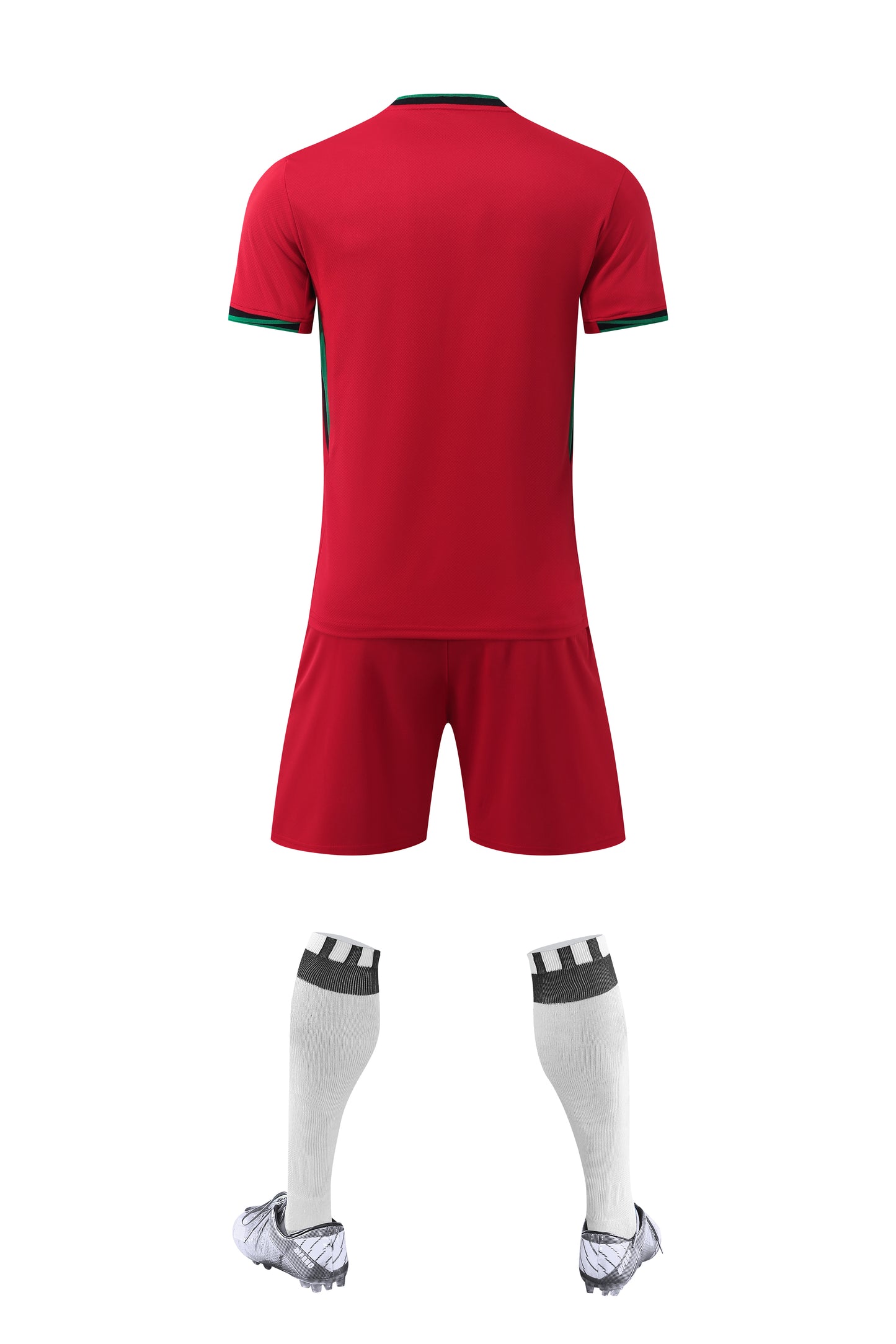 2024-25 Portugal Home Red Shorts (Misprint)