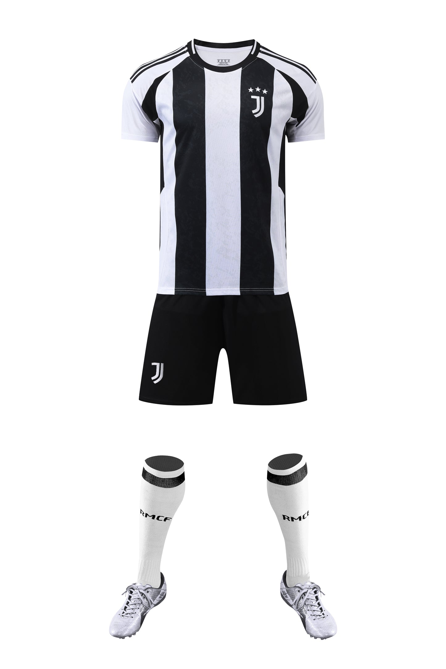 Juventus 24-25 Home Black and White Jersey