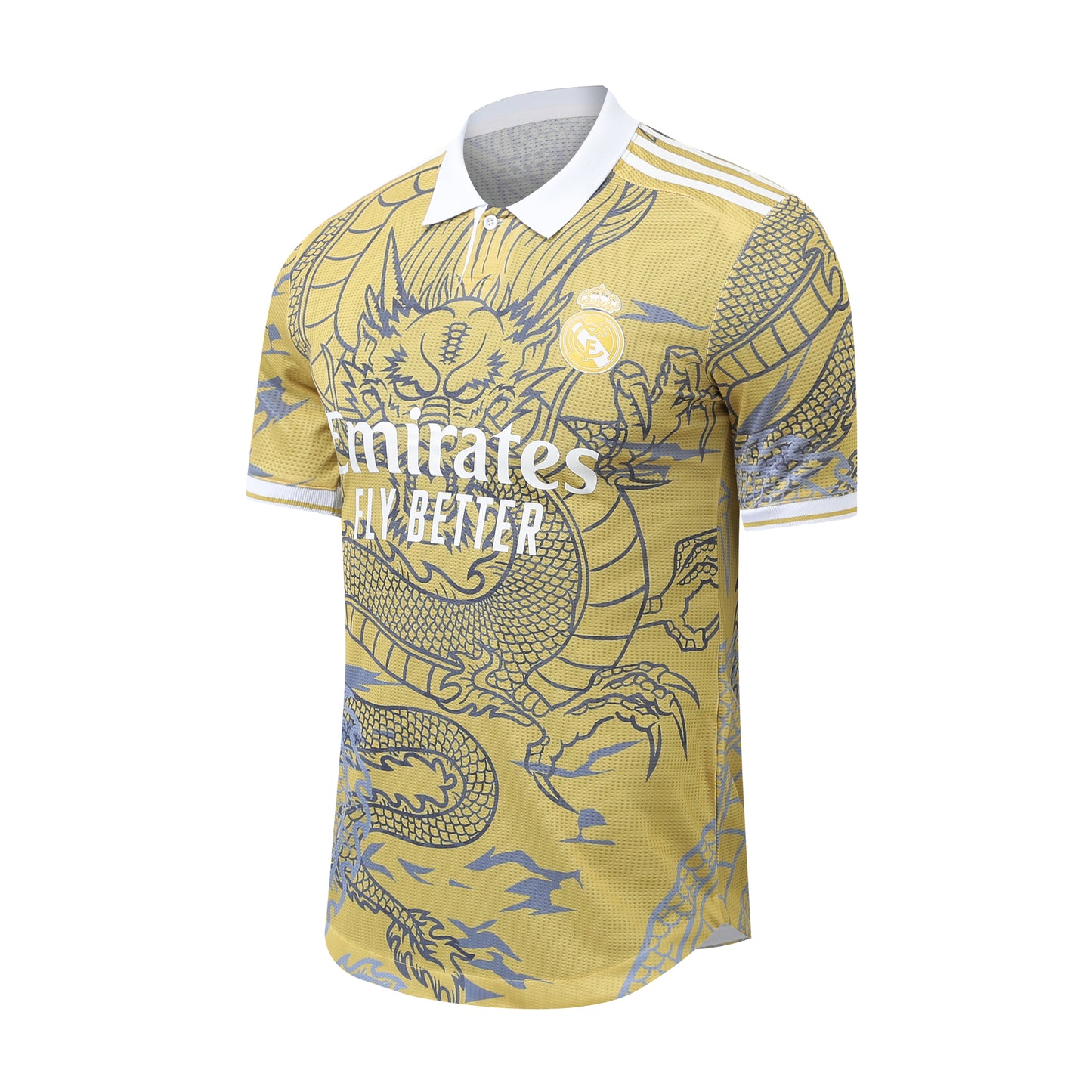 Real Madrid 22-23 Y-3 Dragon Special Edition Jersey, Gold