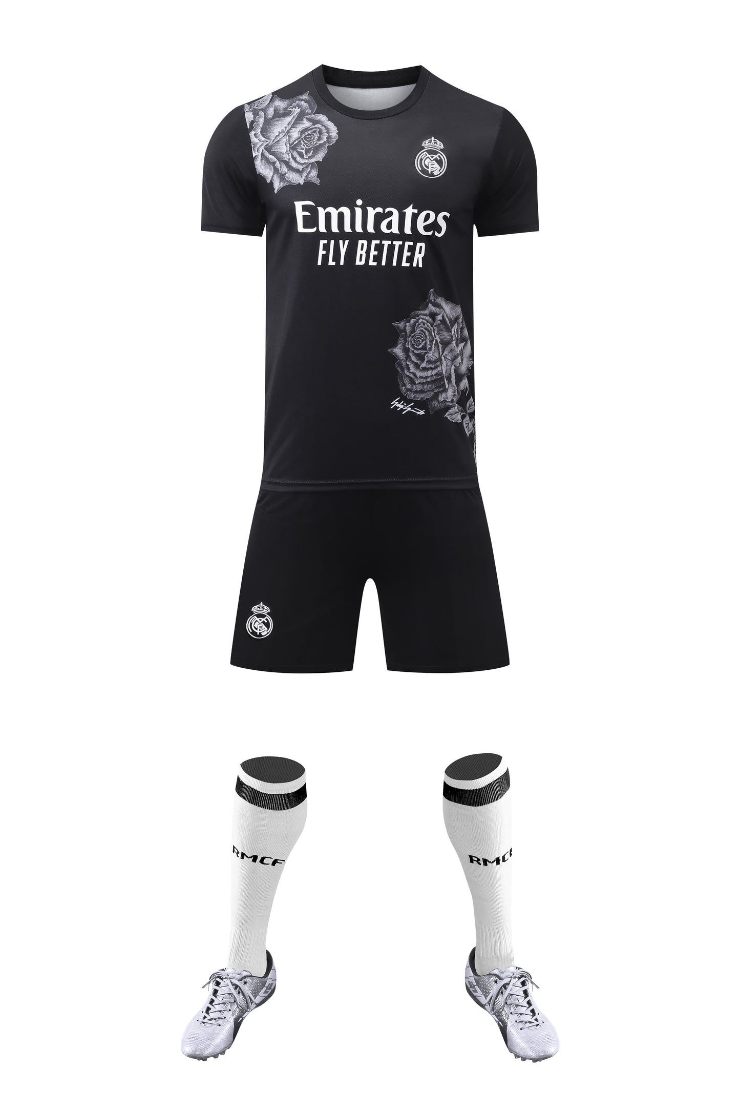 23-24 Real Madrid Collaboration Black Jersey