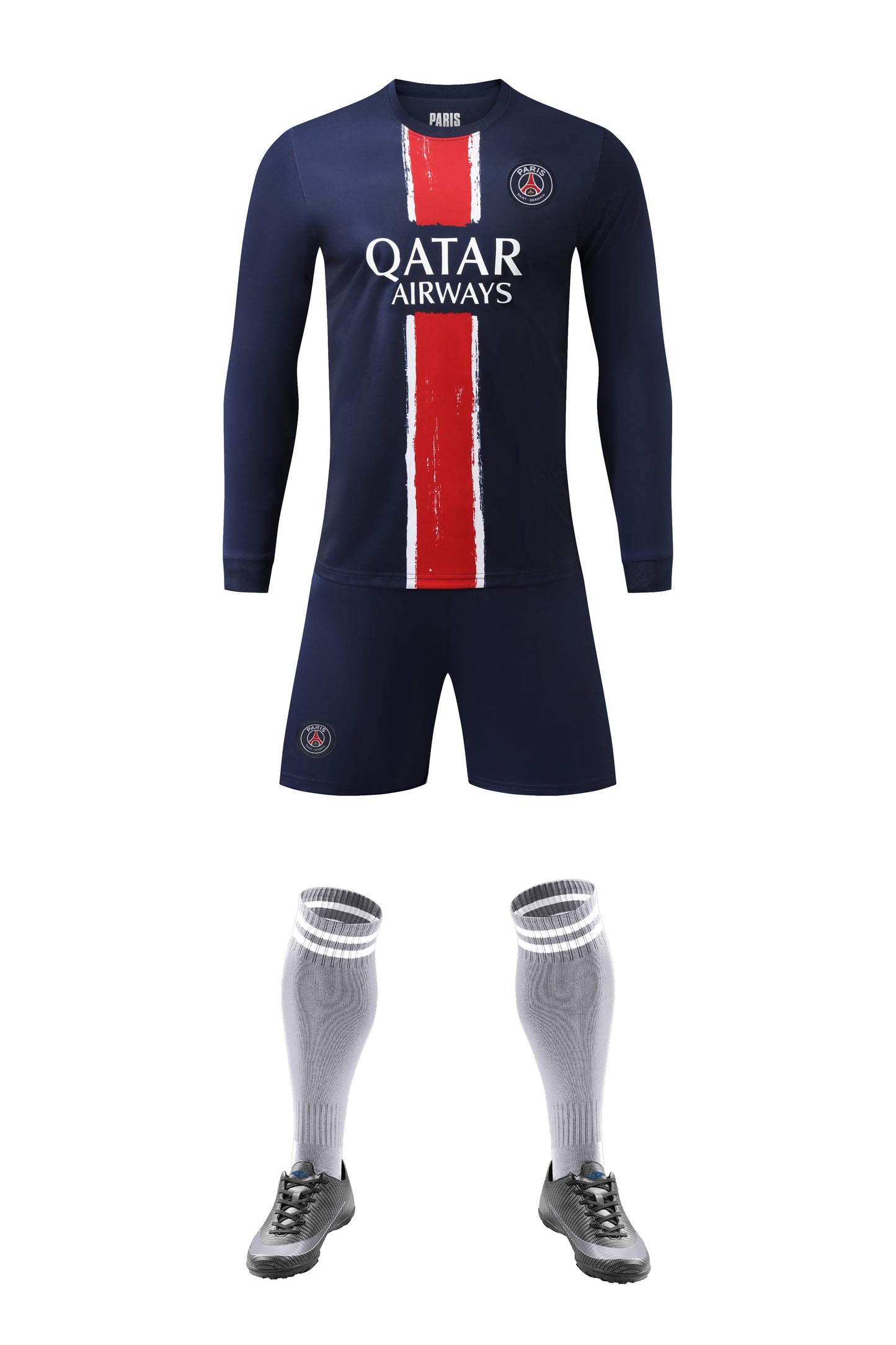 2024-25 Paris Saint-Germain Home Long Sleeve Jersey