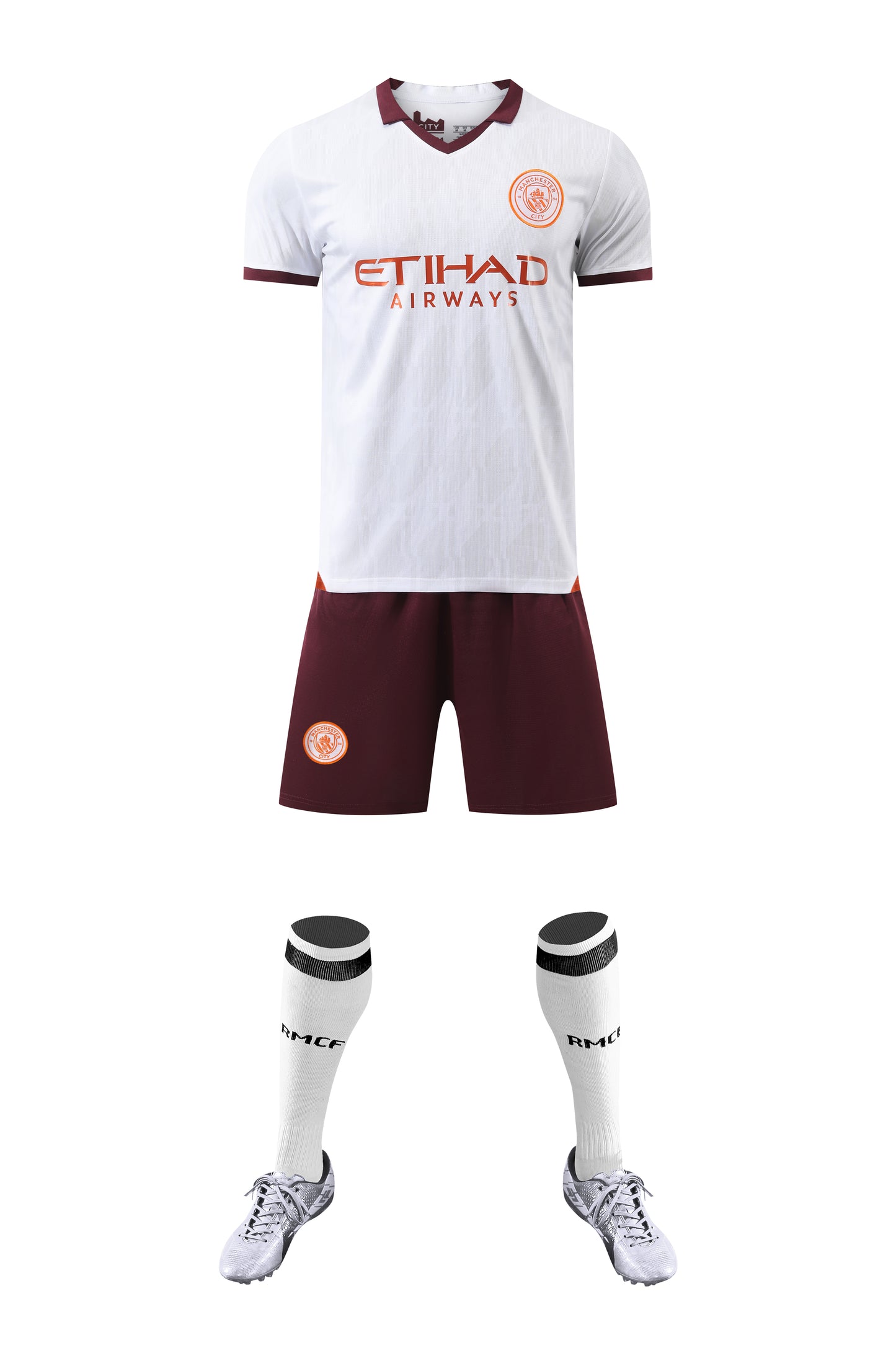 23-24 Manchester City Away Jersey - White