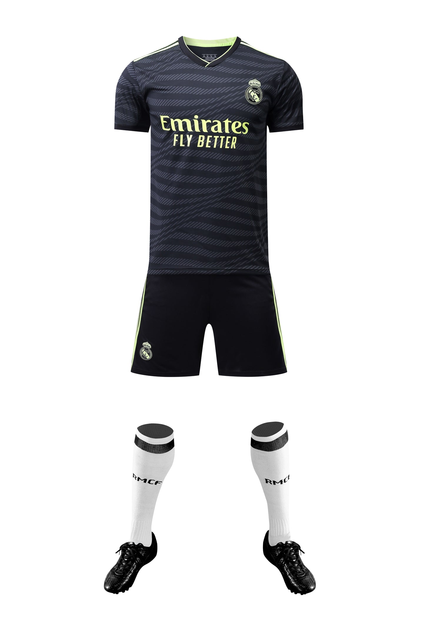 2022-23 Real Madrid Away Black Jersey