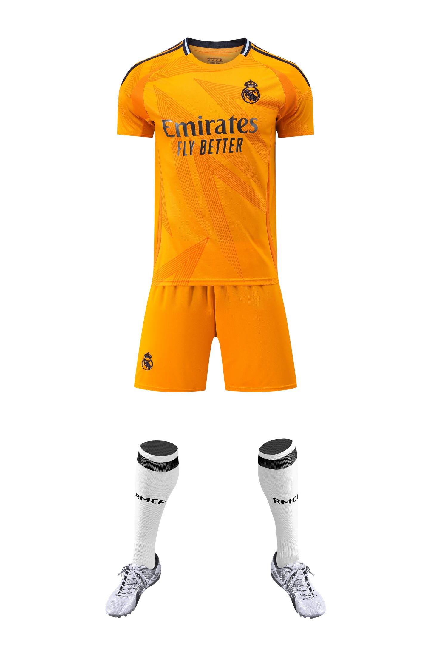 2024-25 Real Madrid Away Orange Jersey