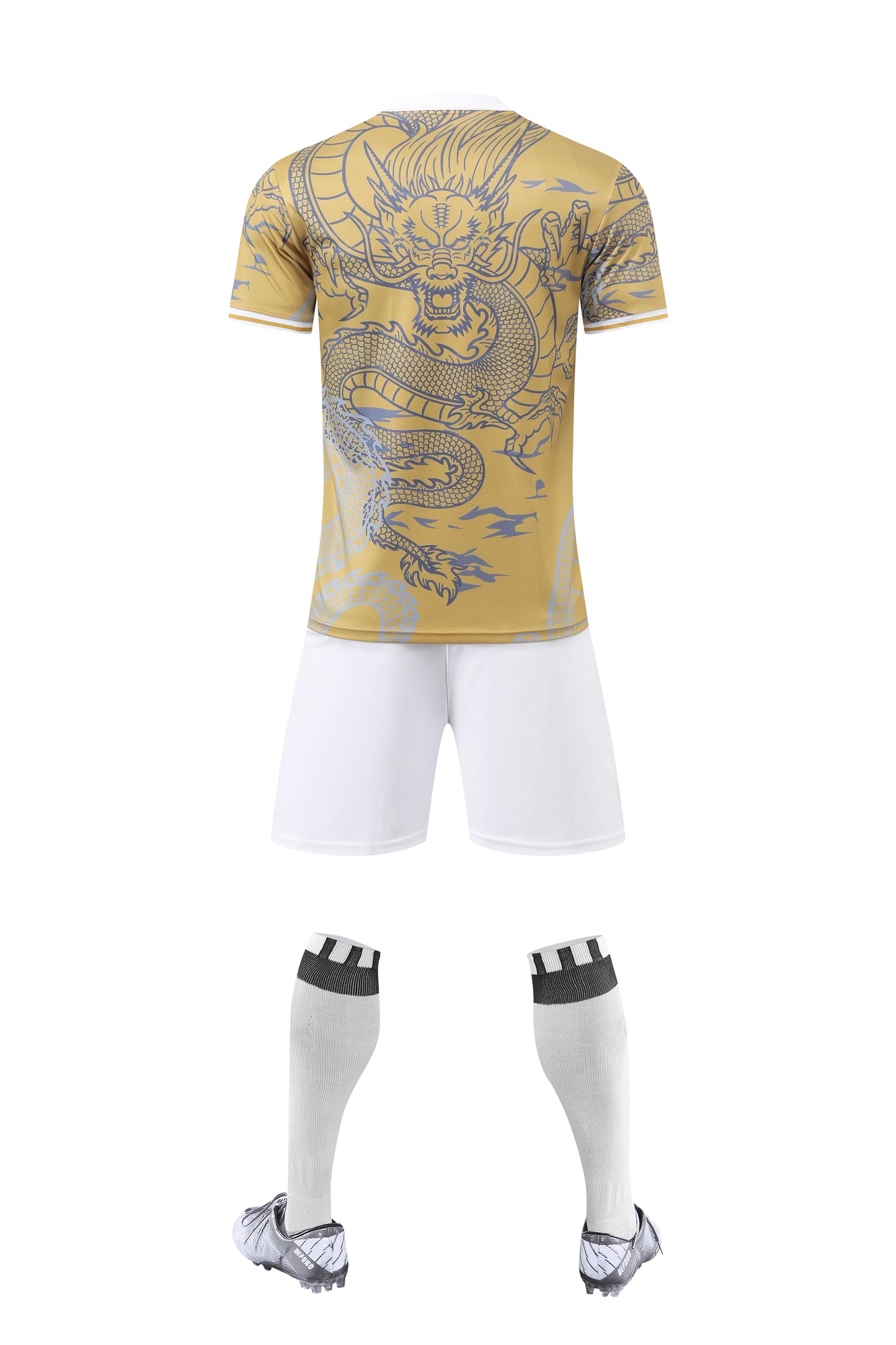 2022-23 Real Madrid Gold Dragon Jersey