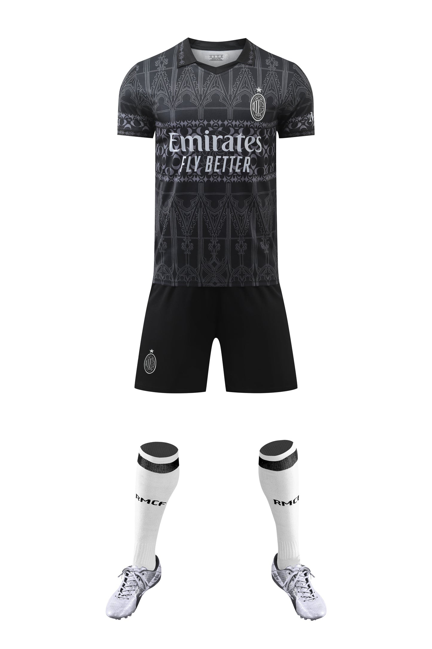 23-24 AC Milan Third Black Jersey