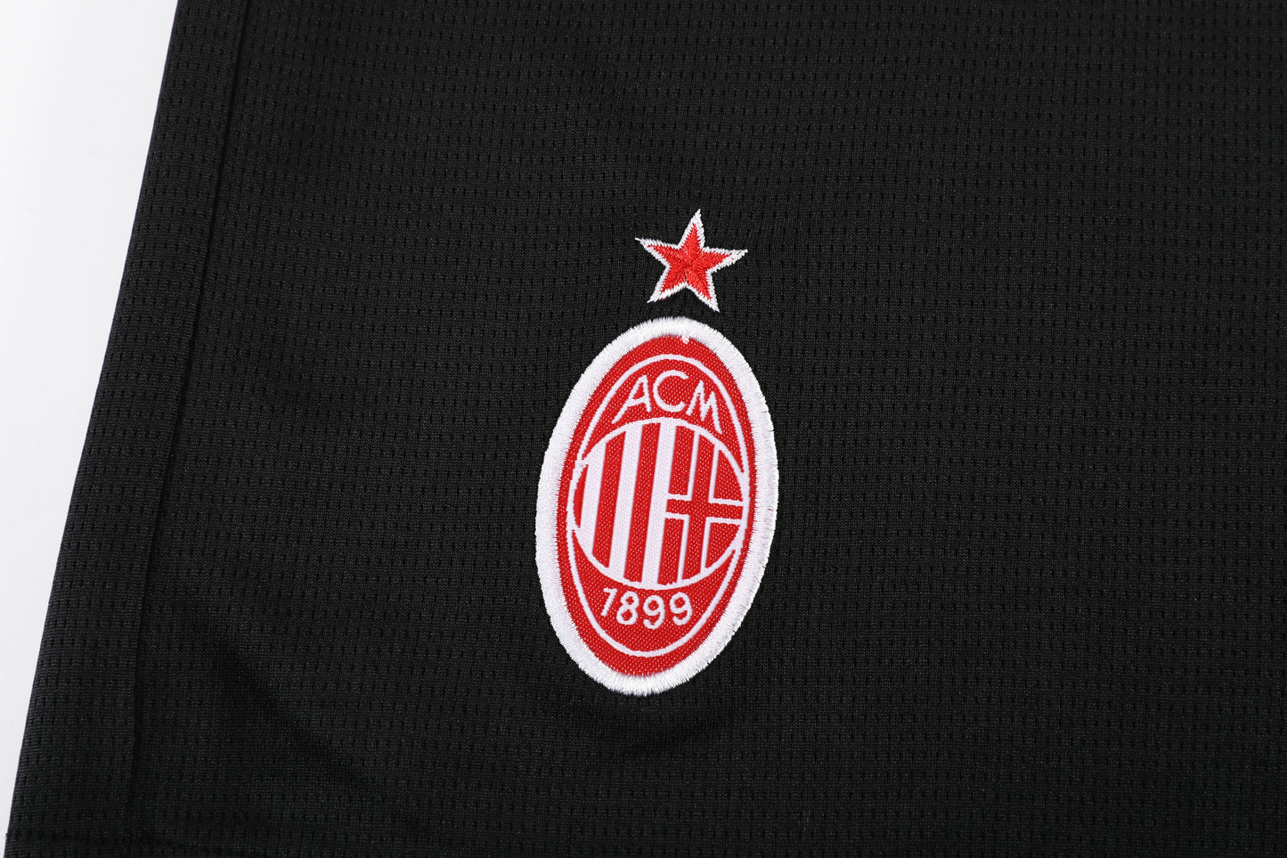 25-26 AC Home Red and Black Jersey