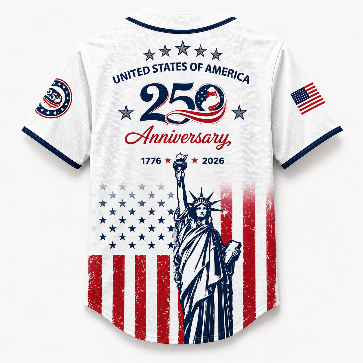 USA 250th Anniversary Baseball Jersey