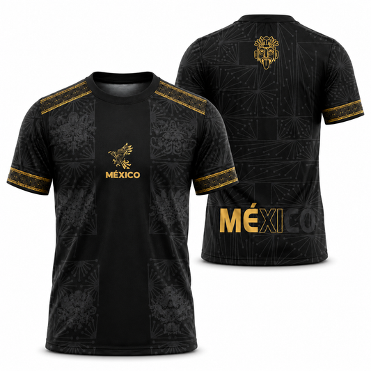 Mexico World Cup Aztec Gold Performance Soccer Jersey