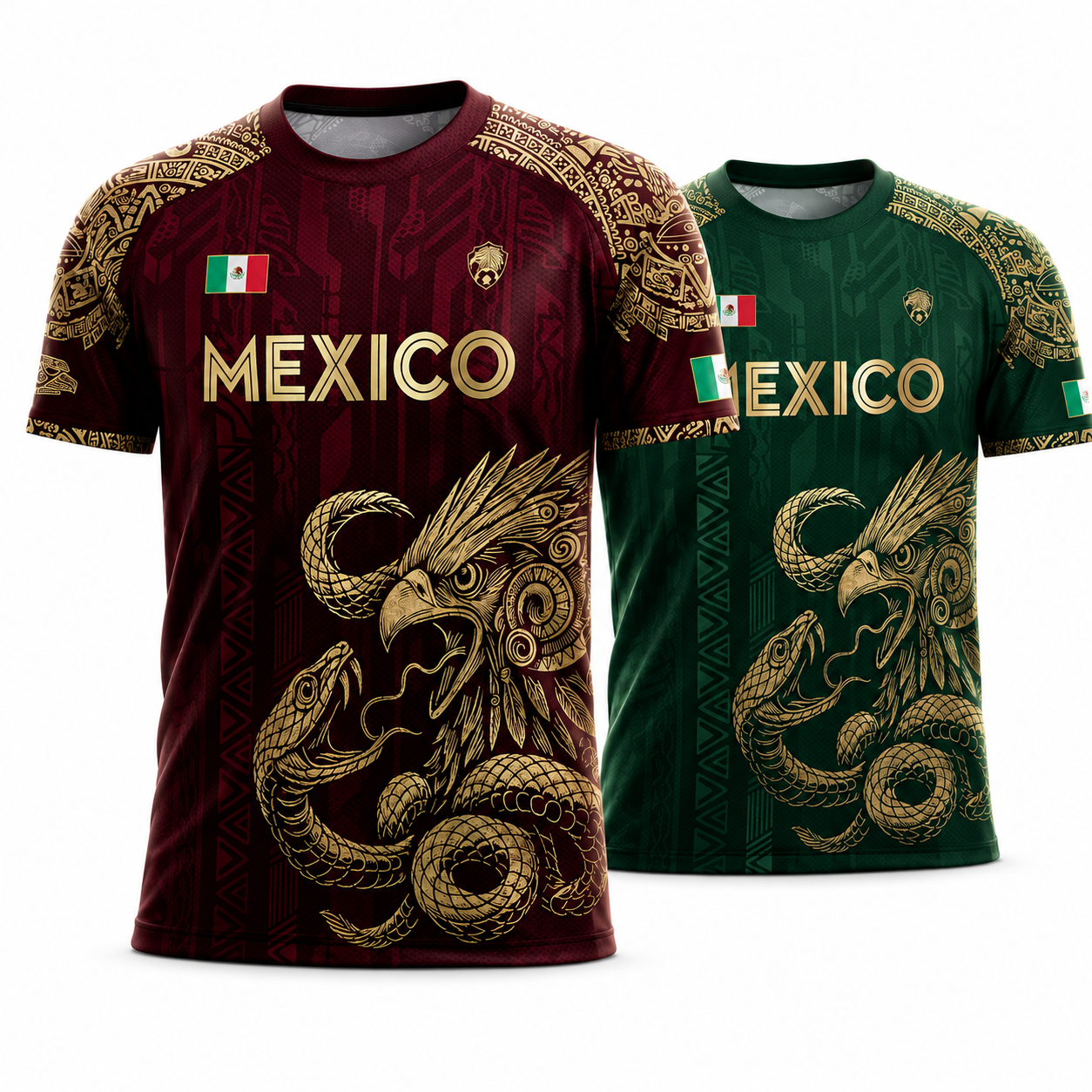 Mexico Aztec Eagle Soccer Jersey – 2026 Match Day Fan Shirt 🇲🇽