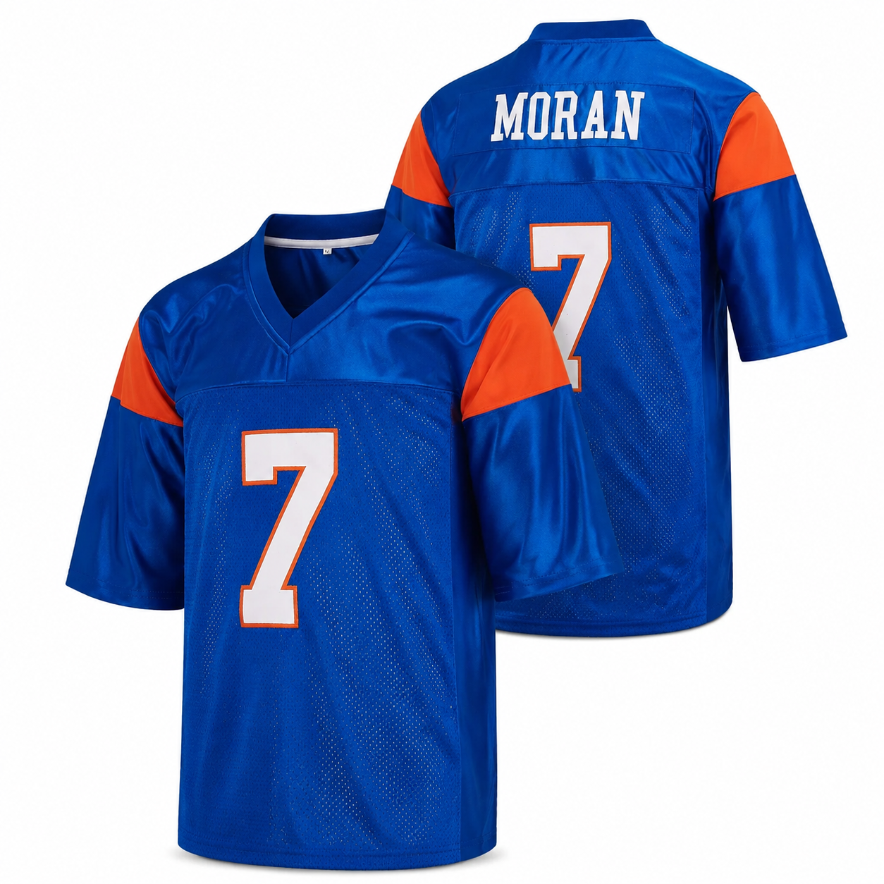 Blue Mountain State Football #7 Jersey Blue Embroidery