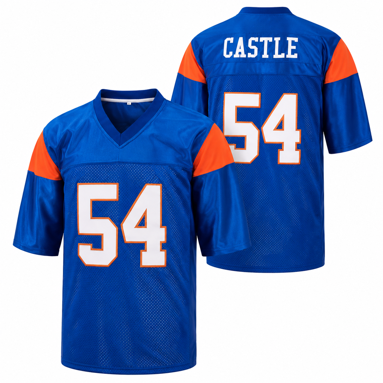 Blue Mountain State Football #54 Jersey Blue Embroidery