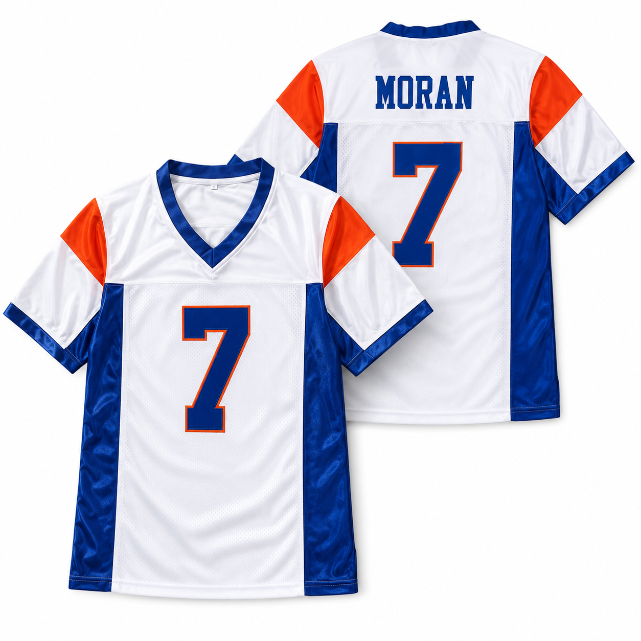 Blue Mountain State Football #7 Jersey Blue Embroidery