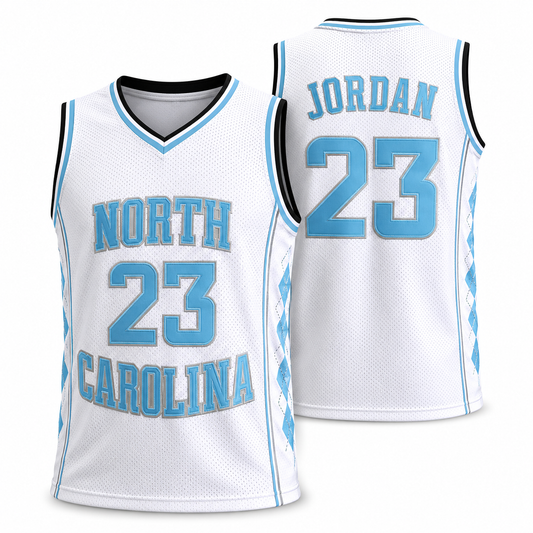 Men's Retro No. 23 Embroidered Basketball Jersey