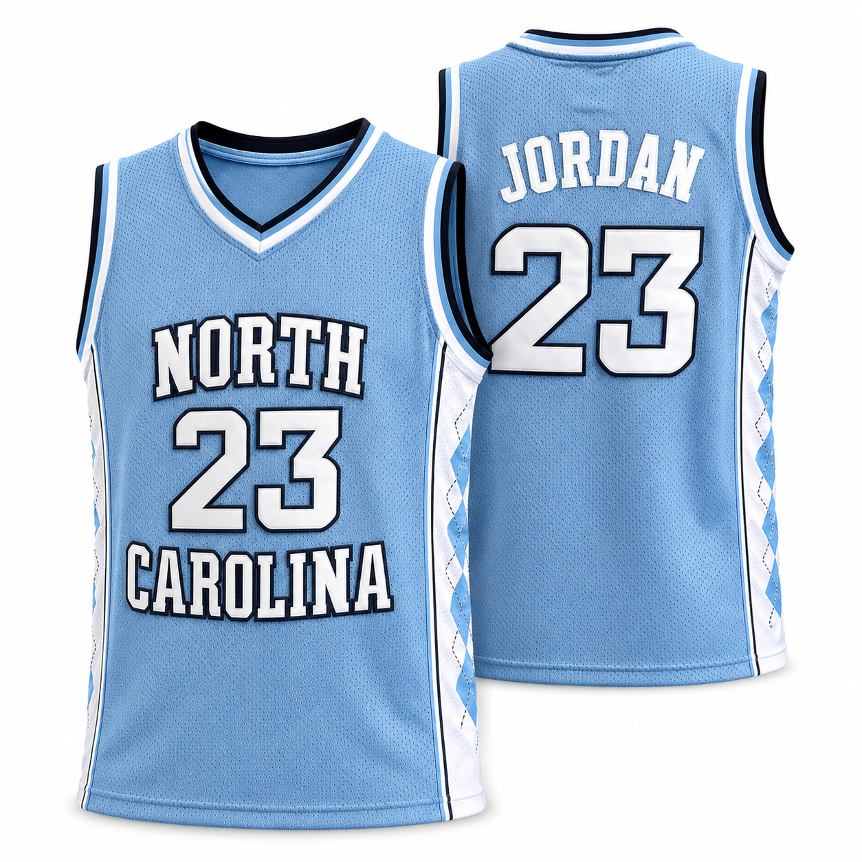 Men's Retro No. 23 Embroidered Basketball Jersey