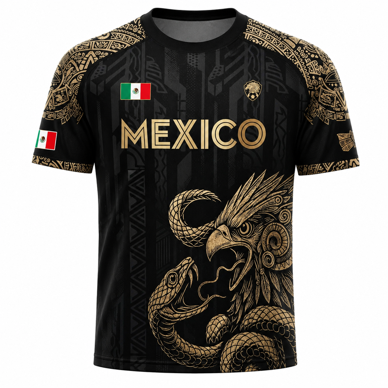Mexico Aztec Eagle Heritage Soccer Performance Jersey