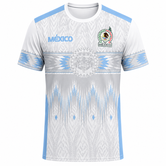 Camiseta de fútbol masculina estilo mexicano | Camiseta de fútbol para fans de la Copa del Mundo | Camiseta deportiva inspirada en México