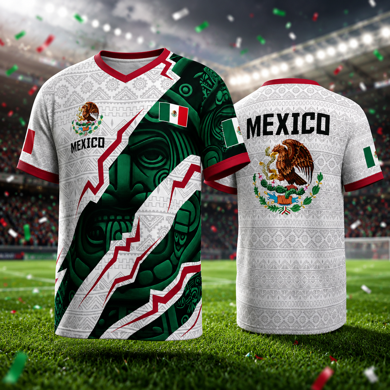 Mexico 2026 Aztec Spirit Soccer Jersey
