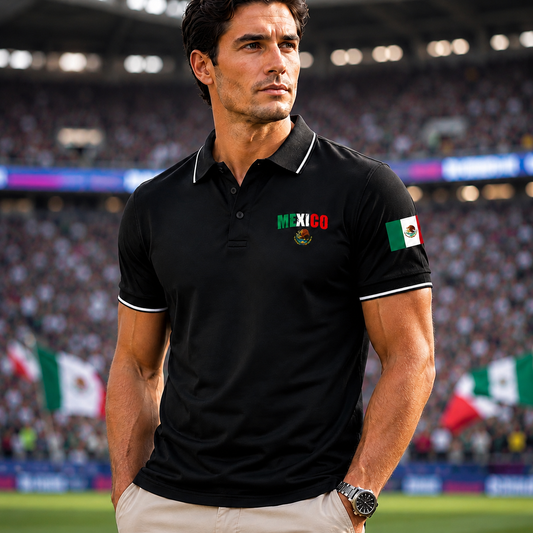 Mexico World Cup 2026 Men's Retro Polo