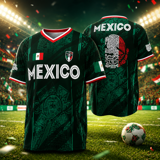2026 Mexico Retro Soccer Jersey – Pyramid Fan Shirt