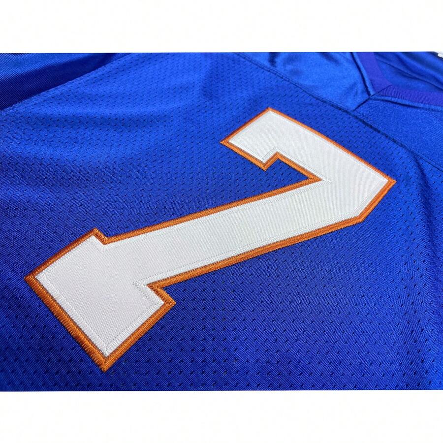 Blue Mountain State Football #7 Jersey Blue Embroidery