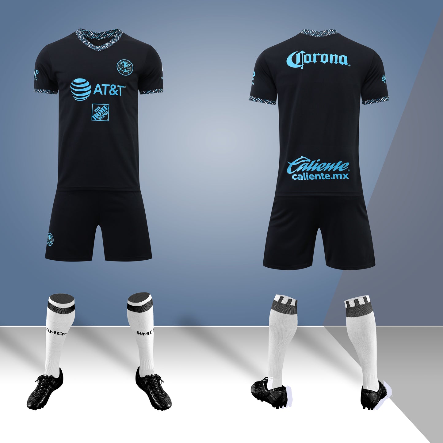 22-23 America Away Black Jersey