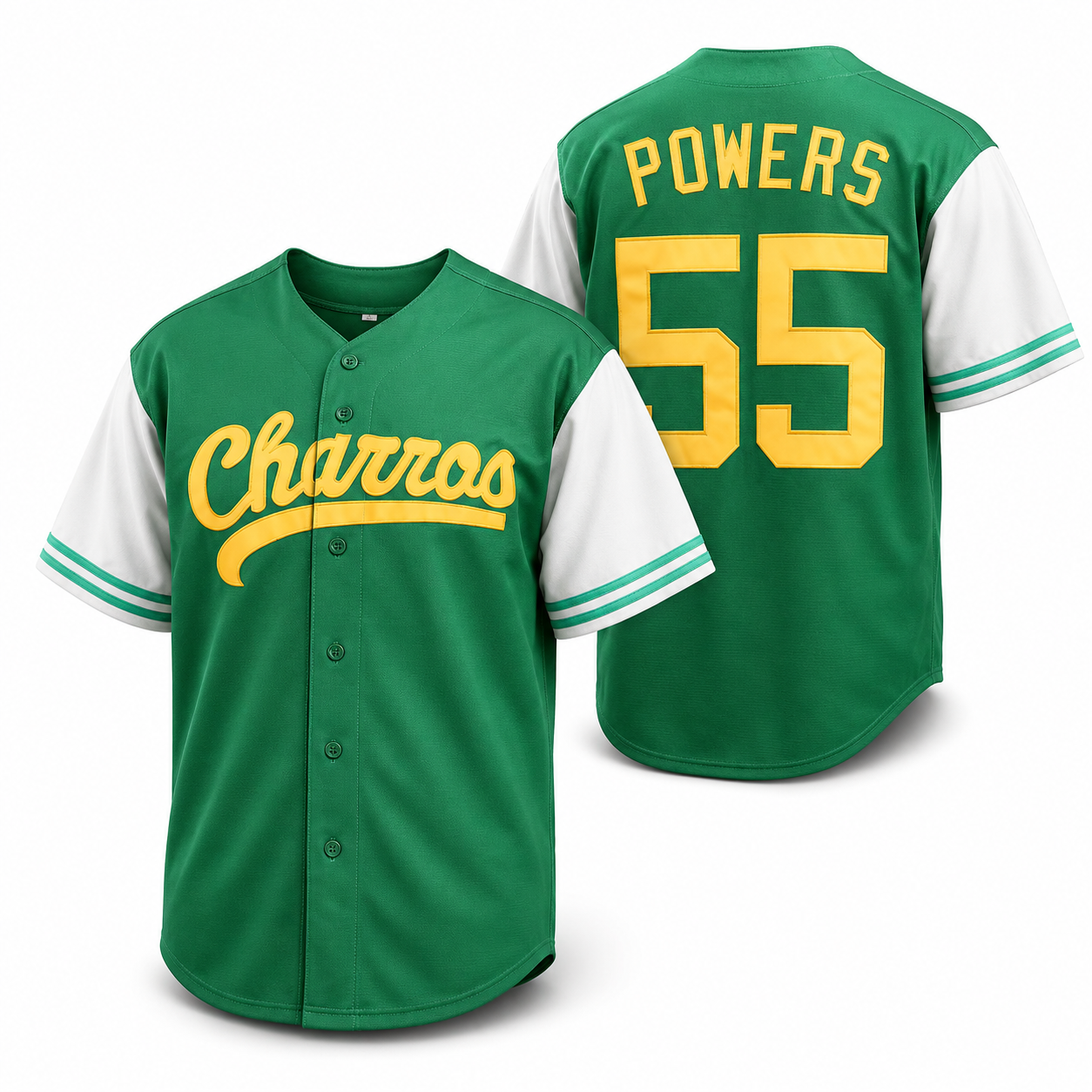 Kenny Powers 55 Embroidered Baseball Jersey – Charros Vintage Movie