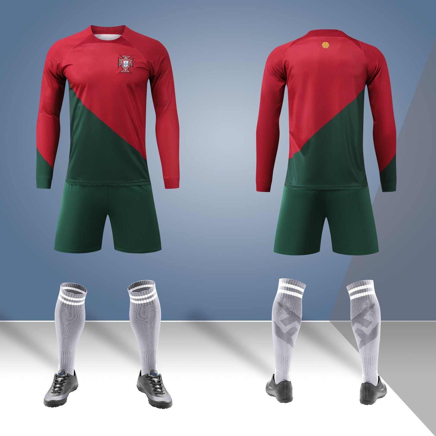 22-23 Portugal Home Long Sleeve Jersey