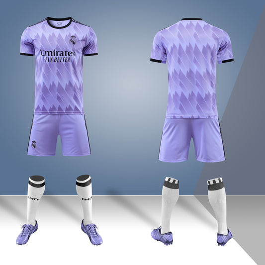 2022-23 Real Madrid Away Purple Jersey