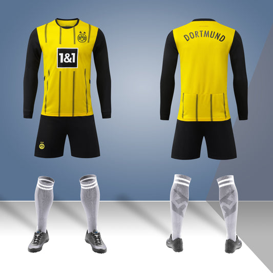 2024-25 Borussia Dortmund Home Long Sleeve Jersey
