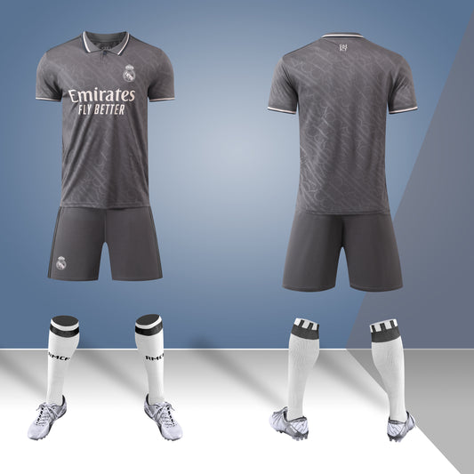2024-25 Real Madrid Away Grey Jersey