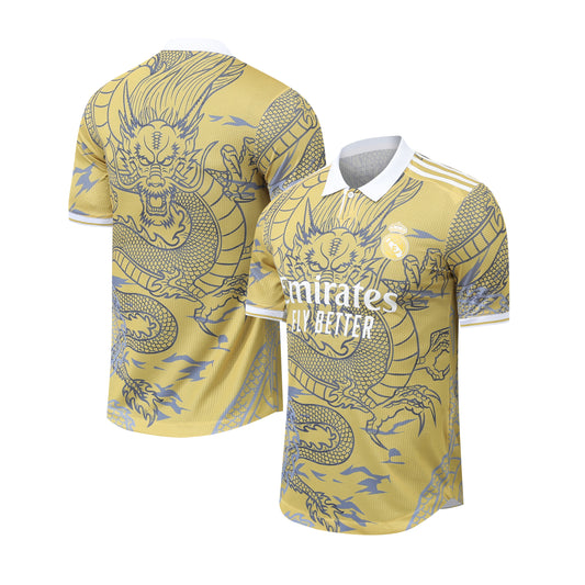 Real Madrid 22-23 Y-3 Dragon Special Edition Jersey, Gold