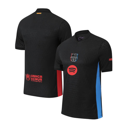 Barcelona 24-25 Authentic Away Jersey, Black
