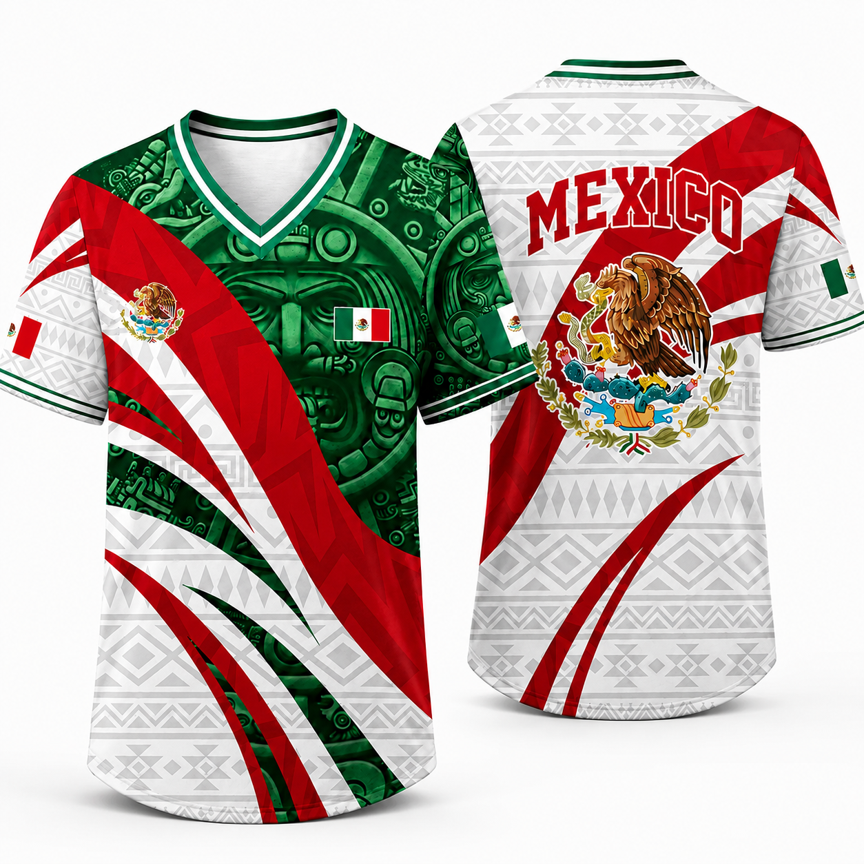 Viva México!Unisex World Cup V-Neck Jersey