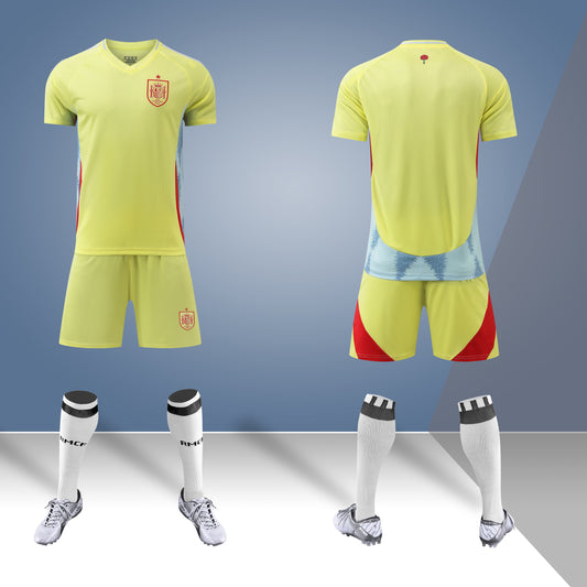 2024-25 Spain Away Jersey - Light Yellow