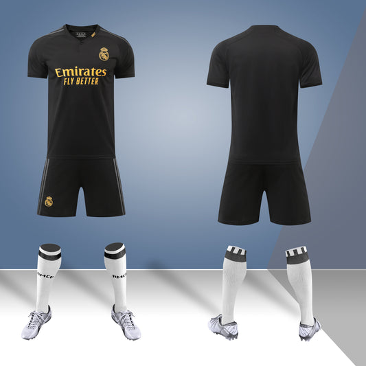 2023-24 Real Madrid Away Black Jersey