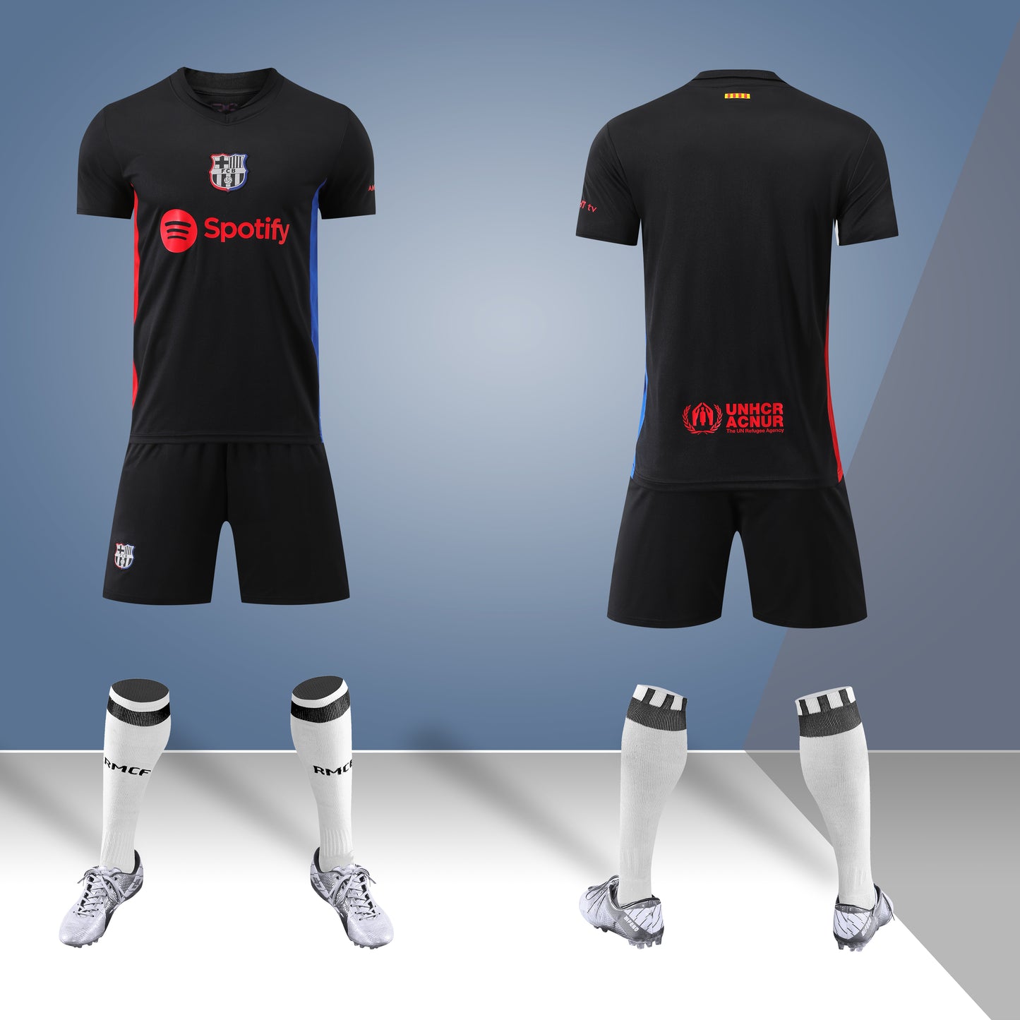 2024-25 Barcelona Away Black Jersey