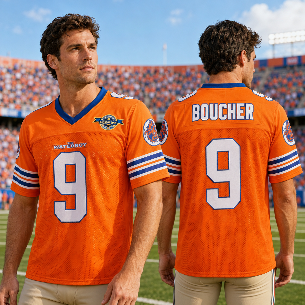Embroidered #9 Mud Dogs Jersey