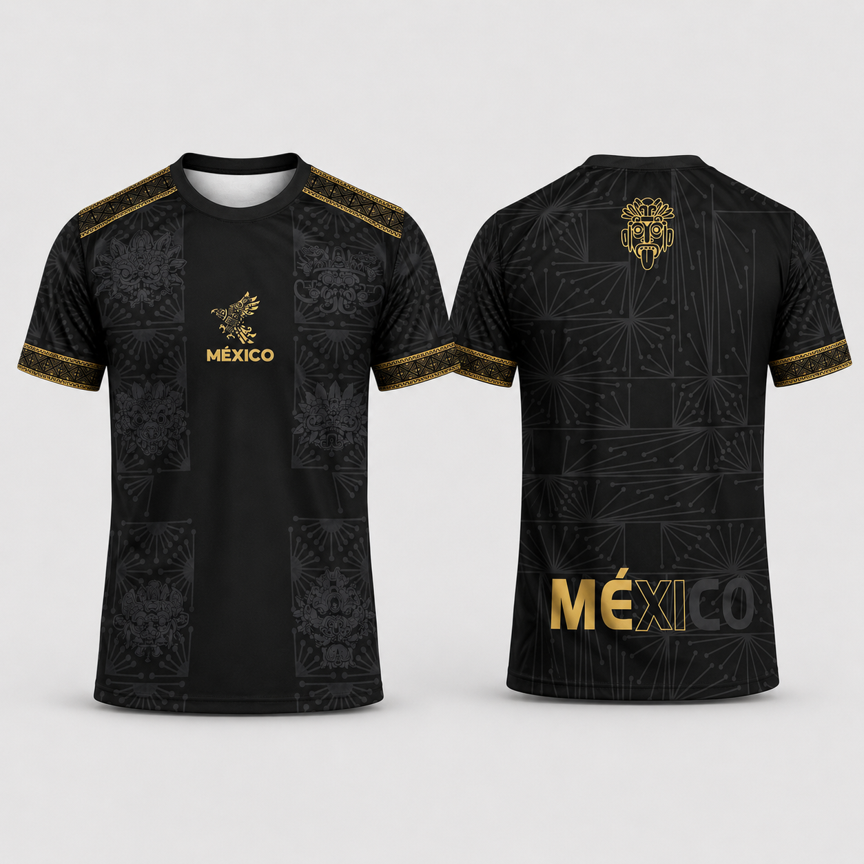 Mexico World Cup Aztec Gold Performance Soccer Jersey