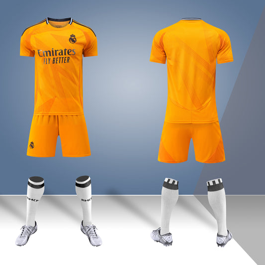 2024-25 Real Madrid Away Orange Jersey