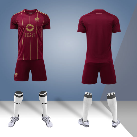 2024-25 AS Roma Home Jersey - Red