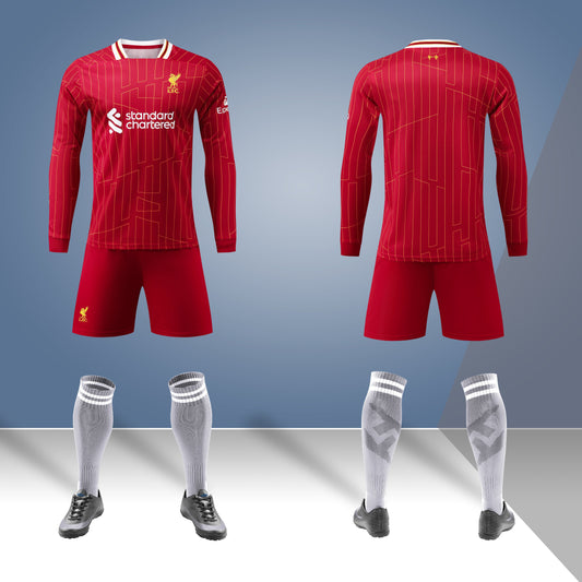 2024-25 Long Sleeve Home Jersey - Red