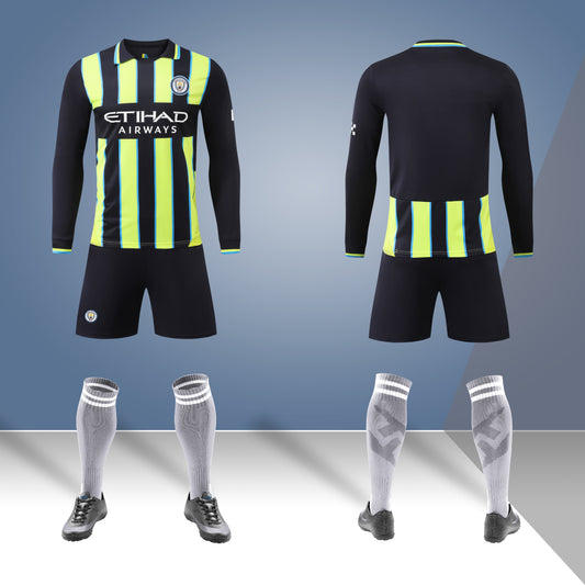 Manchester City 24-25 Long Sleeve Away Jersey